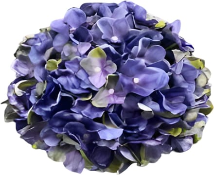 Kunst hortensia tak paars groen 92 cm Buitengewoon de Boet