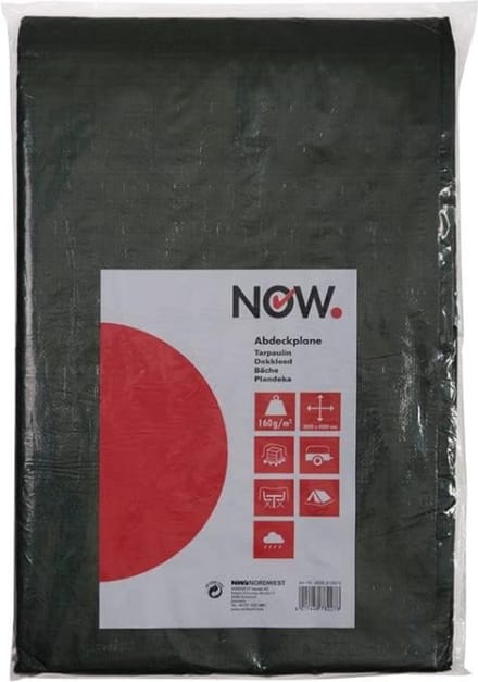 NOW - Super Tarb Standard - Afdekzeil 8x10m met Aluminium Oogjes