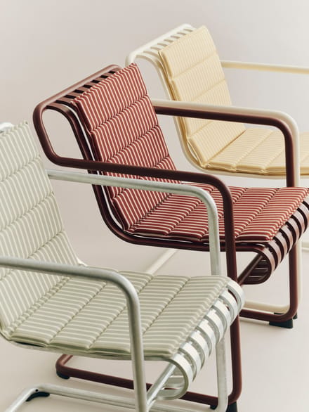 HAY Terrazza zitkussen, opvouwbaar - HAYTerrazzaYellowboldstripe