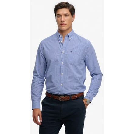 Overhemd met lange mouwen van popeline Superdry Preppy