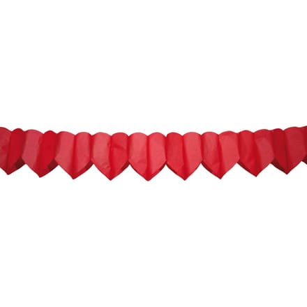 Folat - Hartslinger Rood (6 meter) - Valentijnsdag versiering - Valentijnsdag cadeau - valentijnsdag