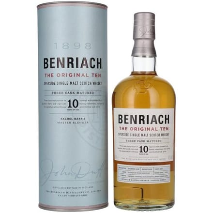 Benriach THE ORIGINAL TEN Single Malt Three Cask Matured 43% Vol. 0,7l in geschenkverpakking