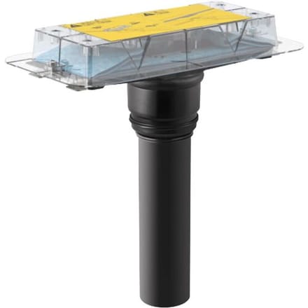 Geberit Cleanline pipe kit Crossfloor for vertical ceiling lead-through 154.153.00.1