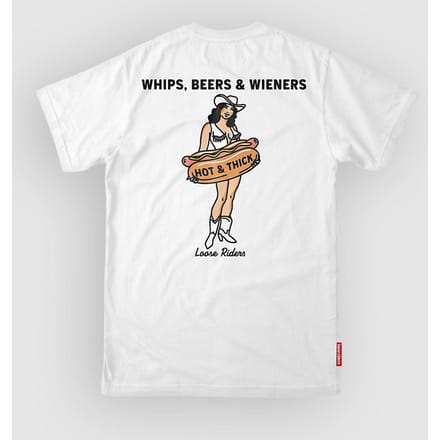 Loose Riders Hot & Thick Tech Tee wit