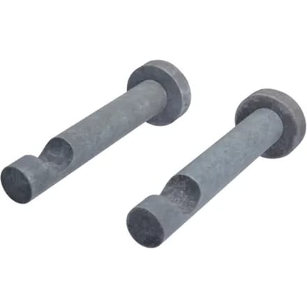 Decomode Gordijn Oplegsteunen Grijs 28mm
