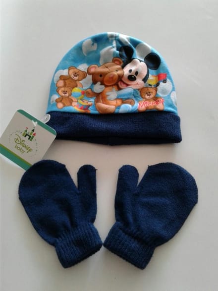 Mickey Mouse - muts & handschoenen - maat 48