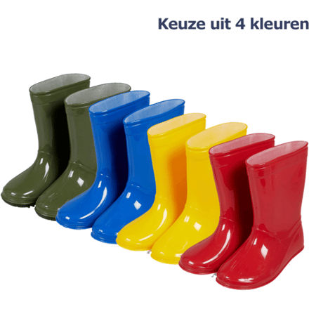 XQ Kinder Regenlaarzen Turqoise -32