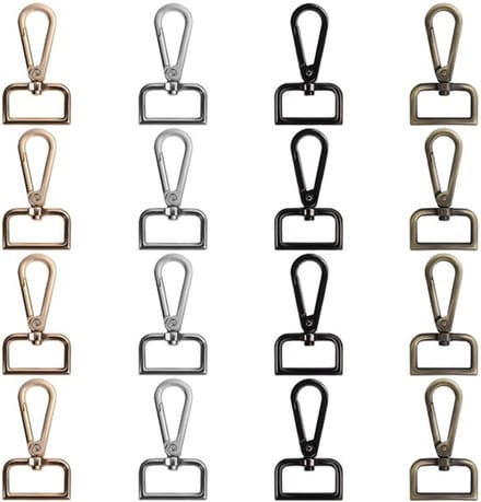 Dailygoody - Geassorteerde Metalen Sleutelhanger Haken - D-Ring