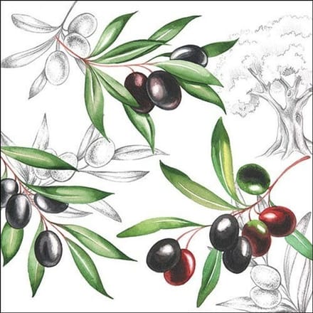 Ambiente - Lunch servetten - Olives