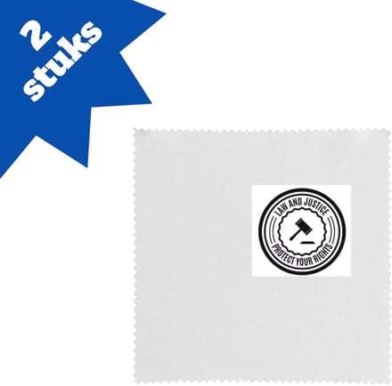 Akyol - beste advocaat brillendoekjes - Beste advocaat - collega - cadeau - 17,8 bij 17,8 cm - 2 stuks