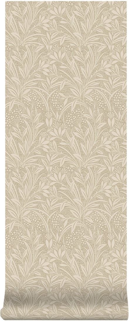 Laura Ashley Barley Behang - Planten - 10mx52cm - Beige