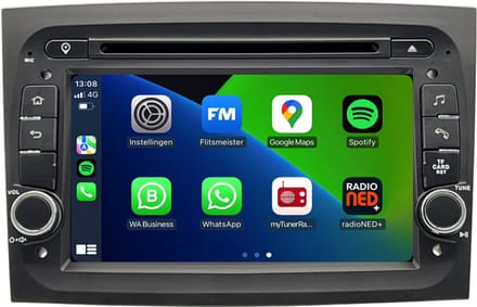 Carplay autoradio voor Fiat Doblo | 2015 t/m 2019 | Android 13 | Draadloos Apple Carplay & Android auto | 4GB + 64GB | 8-Core processor | Davilon | 2025 model | 2015 2016 2017 2018 2019 | Bluetooth & Wifi