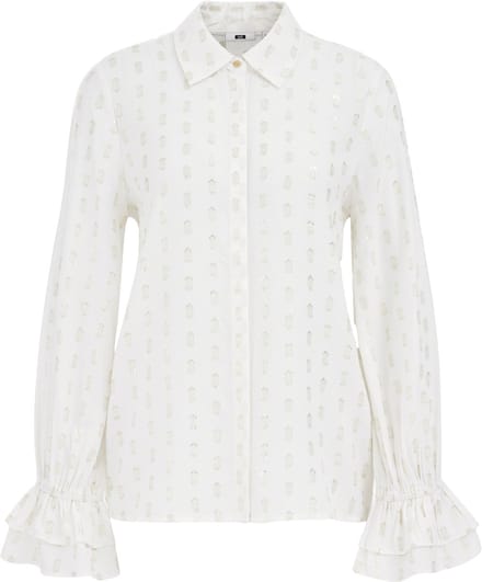 WE Fashion Dames blouse met glittergaren