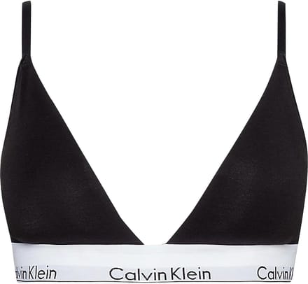 Calvin Klein dames Modern Cotton lightly lined triangle bra - triangel BH - zwart