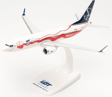 LOT Polish Airlines schaalmodel Boeing vliegtuig 737 max 8 schaal 1:200
