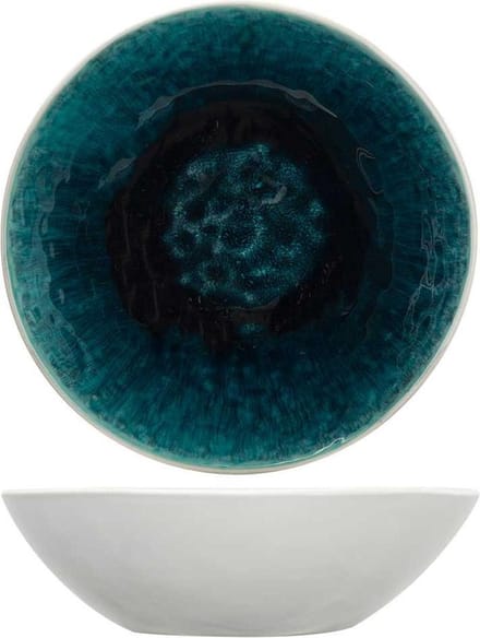 Cosy & Trendy Chiara Petrol Diep Bord D18xh5,5cm