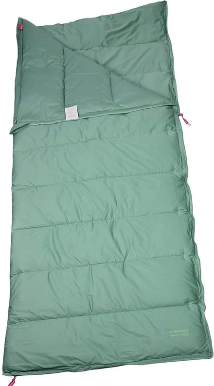 Polydaun Stormvogel Light Comfort slaapzak - GRS 3D Polarsoft® vulling - zeegroen - 85x210 cm