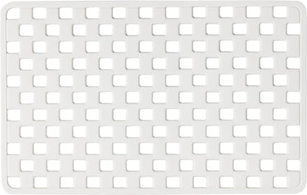 Sealskin Doby - Antislipmat 38x75 cm - Rubber - Wit