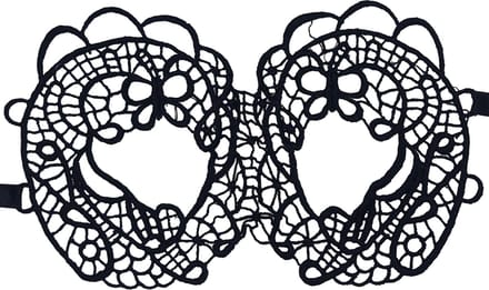 Miresa Masker - MM042 - Groot kanten oogmasker - Camgirl / Carnaval