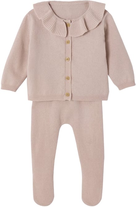 Envie de fraise Babypakje van wol en kasjmier