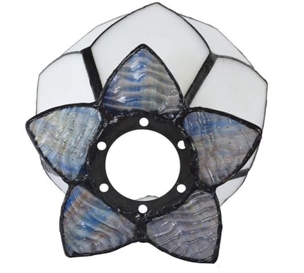 Tiffany Kroonluchter White Lotus 2 - Art Deco Trade