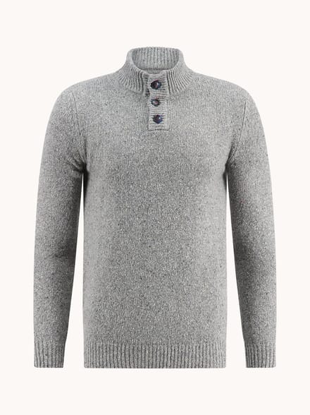 A Fish Named Fred Jumper knitted Dark Grey (32.504.702)