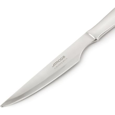 Couteau à steak - Arcos - Monoblock - 110 mm - Acier inoxydable - Tranchant lisse