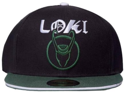 Marvel Loki - Logo Snapback Pet - Zwart/Groen