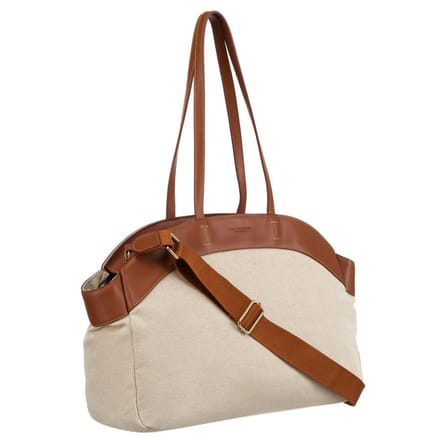 Peterson - Grote Damestas - Natuurlijke Lederen - Polyester Vezel - Beige-Bruin