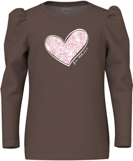 NAME IT - NMFKATELIN LS TOP PB - Meisjes - Lange mouwen shirts