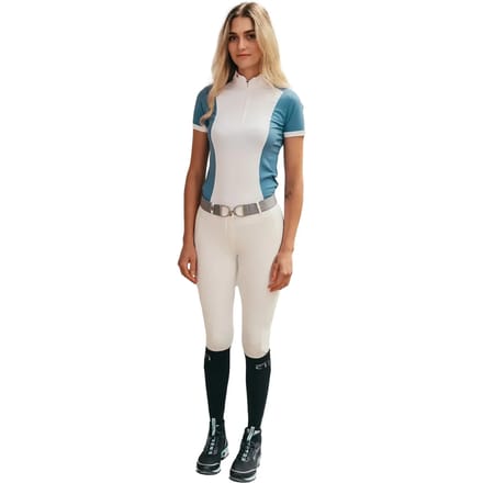 Dames wedstrijdbroek met middengrip Cieli Equestrian Berlin Performance