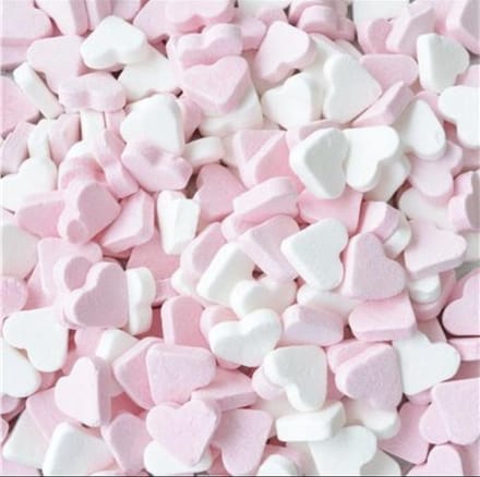Fortuin Vruchtenhartjes Roze-Wit - 1 kilo