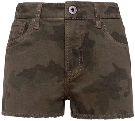 Pepe Jeans Patty Camo Korte Broek Groen 12 Years Meisje
