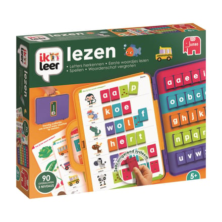 Jumbo - Ik Leer - Lezen - Educatief Spel - Vanaf 5 jaar - Koffer voor onderweg