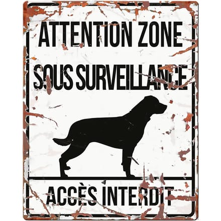 Waarschuwingsdisplay D&D Home Rottweiler F