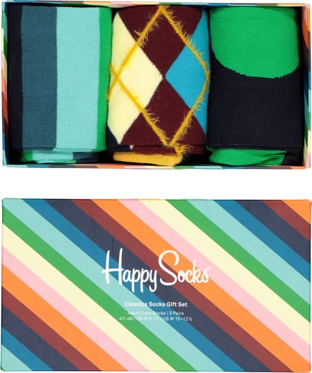 Happy Socks Classics Socks Gift Set (3-pack) - Unisex - Maat: 36 - 40