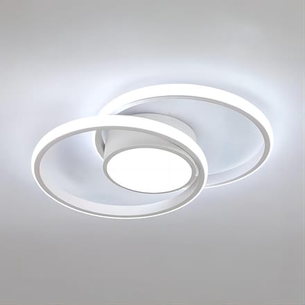 Plafondlamp - 40 CM - Medium - 42 W - LED - 4800 LM - 6500 K - Koel Wit