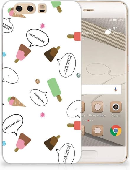Huawei P10 Plus Siliconen Case IJsjes