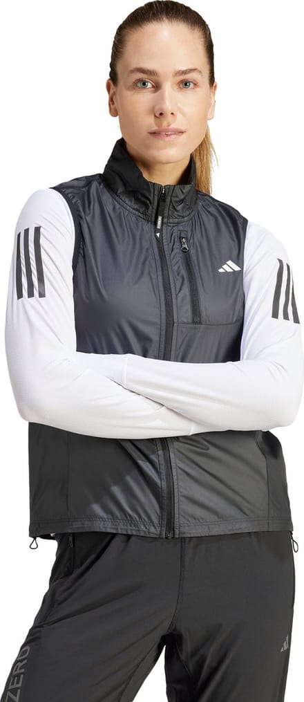 adidas Performance Own the Run Bodywarmer - Dames - Zwart- 2XS