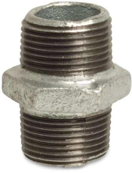 Verzinkte Draadnippel Tempergiet 3/8" voor Installaties