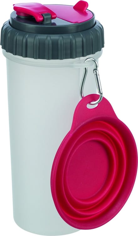 Trixie Food and water container plastic 2 × 0.35 l/ø 11 × 23 cm