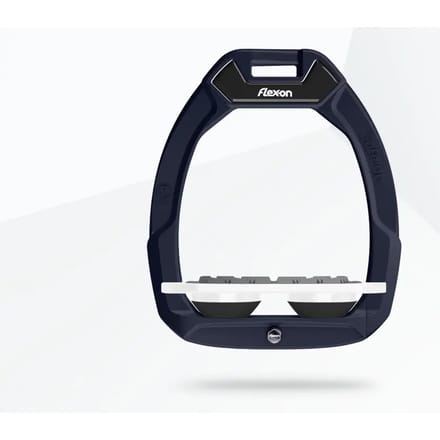 Veiligheidselementen voor paardrijden Plat Grip Blauw/Wit/Zwart Flex-On Safe-On