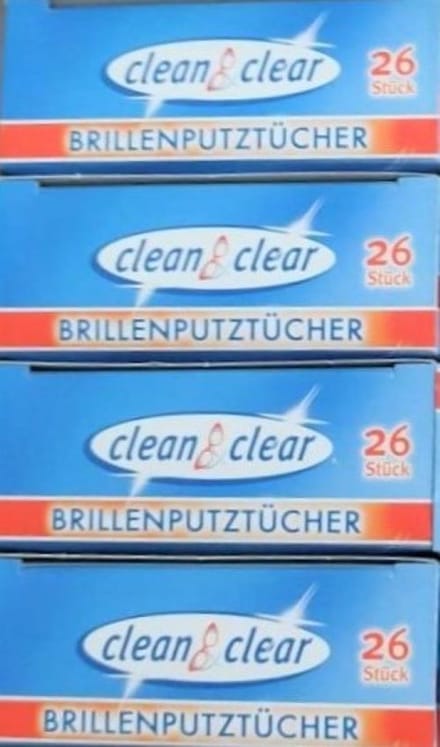 Brilpoetsdoekjes - Voordeelverpakking 4 x 26 Stuks