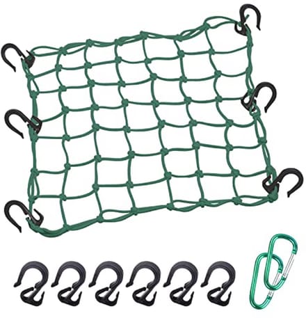 Bungee Net 15"x15" Uitbreidbaar tot 30"x30" met Dikkere Haken