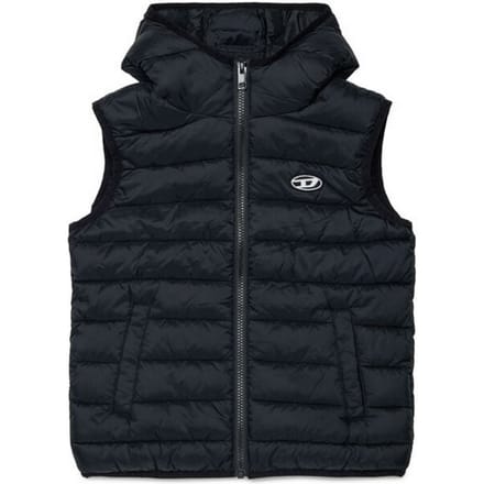 Herenvest met capuchon zwart