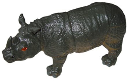 PIA Soft Toys - Neushoorn plastiek - 30 cm
