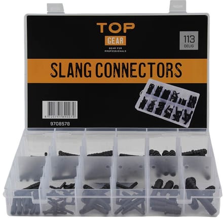 Slang connectors assortimentsdoos 113-delig - TOPGEAR