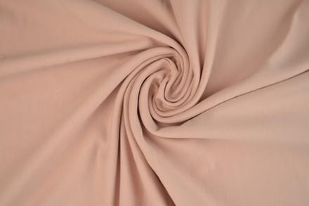 French terry stof - Dusty roze - 10 meter
