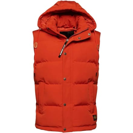 Superdry - Everest Bodywarmer met Capuchon - Heren - Gilets