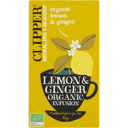Clipper Thee Lemon & Ginger - 20 stuks